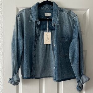 Universal Thread Light Blue Denim Shirt NWT